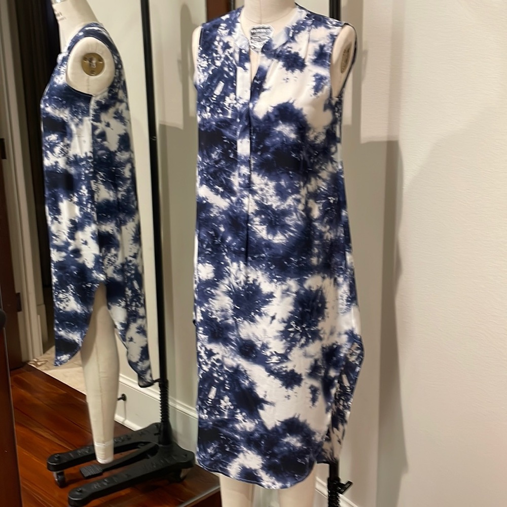 Acrobat Silk Marbled Tie Dye Hi Low Dress size XS